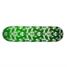 Cubierta (verde) del monopatín del azul VI