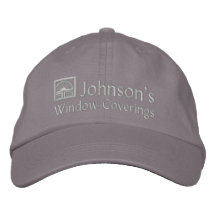 Cubiertas de ventana bordadas gorra bordada