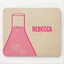 Cubilete caprichoso Mousepad, rosado
