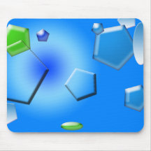 Cubo de hielo Digital Mousepad abstracto Alfombrilla De Ratones