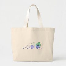 Cubo híper -- ¡ciencia fresca en 4D! Bolsas De Mano