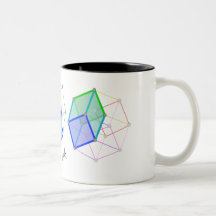 Cubo híper -- ¡ciencia fresca en 4D! Taza