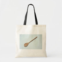Cuchara de madera para el trabajo de la cocina bolsas de mano