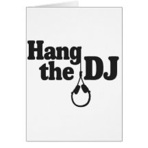 cuelgue DJ Tarjetas