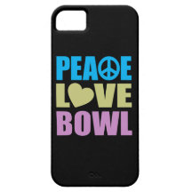 Cuenco del amor de la paz iPhone 5 Case-Mate carcasas