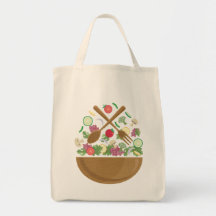 Cuenco vegetal retro bolsas de mano
