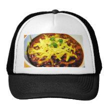 Cuencos del queso del chile de la comida gorros  