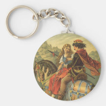 Cuento de hadas, Brother y hermana del Victorian d Llavero Personalizado