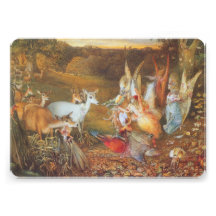 Cuento de hadas del vintage, bosque encantado de F Anuncios Personalizados