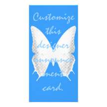 Cuento de la mariposa del cordón tarjetas personales con fotos