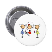 Cuerda de salto de los chicas del palillo pins