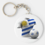 Cuerpo de Uruguay - bandera de los regalos del fut Llavero