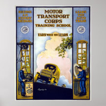 Cuerpo del transporte de motor posters
