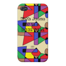 Cuerpo FELIZ VIVO del alma del alcohol iPhone 4 Protectores