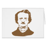 Cuervo de Edgar Allen Poe Tarjeton