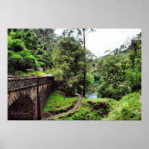 Cuevas de Jenolan - puente y laguna Impresiones