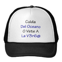 Cuida Del Oceano O Vete un La Verga Gorros Bordados