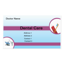 CUIDADO DENTAL PLANTILLA DE TARJETA DE NEGOCIO