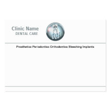 Cuidado dental plantillas de tarjetas de visita
