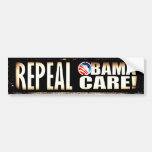 CUIDADO OBAMACARE DE OBAMA DE LA DEROGACIÓN PEGATINA DE PARACHOQUE