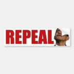 CUIDADO OBAMACARE DE OBAMA DE LA DEROGACIÓN PEGATINA DE PARACHOQUE