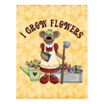 Cultivador de la flor postal