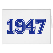 Cumpleaños 1947 felicitacion 