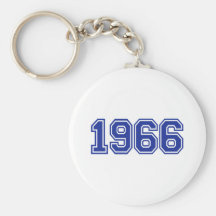 Cumpleaños 1966 llavero personalizado