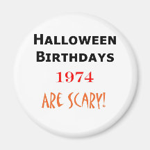 cumpleaños 1974 de Halloween Iman De Nevera