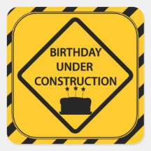 Cumpleaños bajo construcción colcomania cuadrada