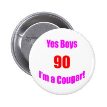 Cumpleaños de 90 pumas pin