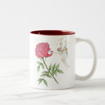 Cumpleaños de la hada de junio tazas de café
