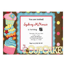 Cumpleaños de la magdalena invitación
