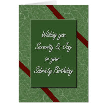 Cumpleaños de la sobriedad felicitaciones
