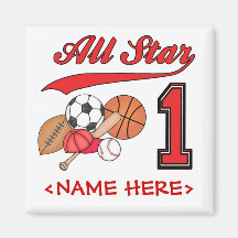 Cumpleaños de los deportes de All Star 1r Iman