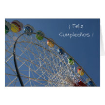cumpleaños de los ferris tarjeton