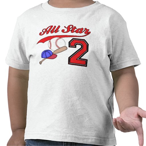 Cumpleaños del béisbol de All Star 2do Camiseta