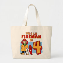 Cumpleaños del bombero de Lil 4to Bolsa