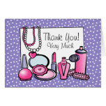 Cumpleaños del chica del encanto (paladio) felicitación