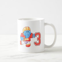 Cumpleaños del fútbol del elefante 3ro taza