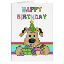 Cumpleaños del perro felicitacion 