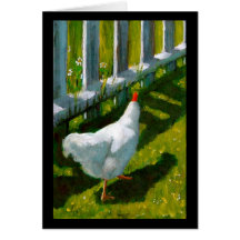 CUMPLEAÑOS DEL POLLO DE PRIMAVERA: ARTE TARJETON