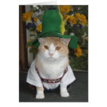 Cumpleaños divertido del alemán del gato tarjetas