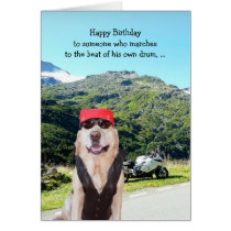 Cumpleaños divertido del perro/del laboratorio par tarjetas