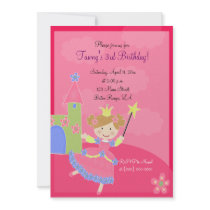 Cumpleaños FRANCÉS ROSADO del la 5x7 del la de Ooh invitaciones
