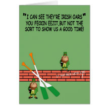 Cumpleaños irlandés hilarante felicitacion 