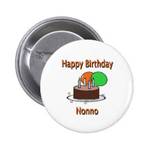Cumpleaños italiano Desi del abuelo de Nonno del f Pin
