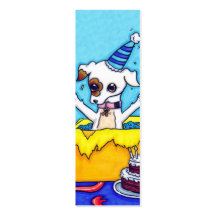 Cumpleaños Jack Russell en una actual caja Tarjetas De Visita