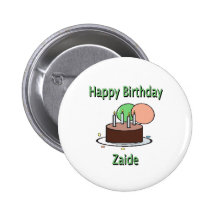Cumpleaños jídish Desi del abuelo de Zaide del fel Pin
