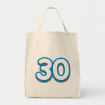 Cumpleaños o aniversario de 30 años - añada el tex bolsa